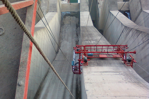 Three Gorges Dam spillway multi-faceted whole job